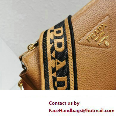 Prada Leather shoulder bag 1BH194 Brown 2023