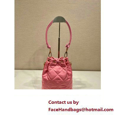 Prada Re-Edition 1995 Chaine Re-Nylon shoulder bag 1BH038 Pink 2023 - Click Image to Close