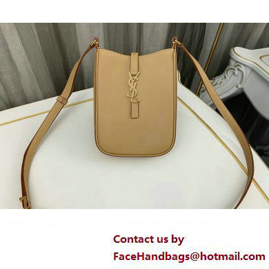 Saint Laurent le 5 A 7 mini vertical Bag in vegetable-tanned leather 735214 Beige - Click Image to Close