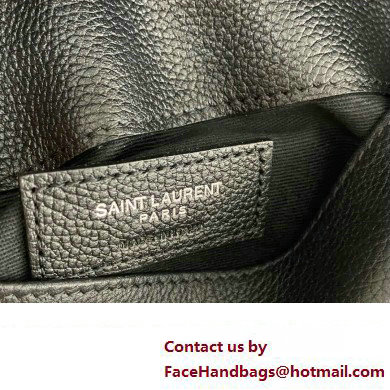 Saint Laurent sac de jour backpack Bag in grained leather 480585 Black