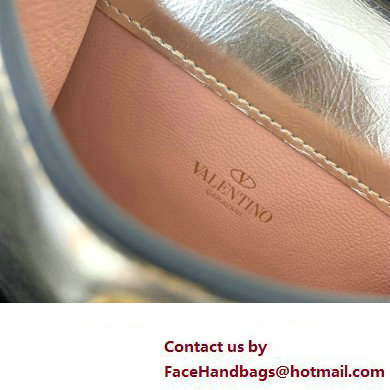 Valentino VSLING micro handbag in Calfskin Metallic Gold 2023