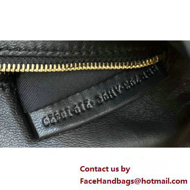 fendi medium Baguette Chain Midi bag in nappa leather black 2023