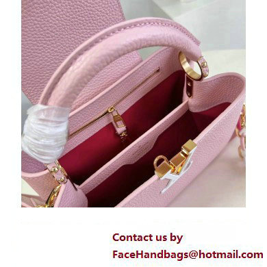 louis vuitton Capucines BB bag M21643 pink 2023 - Click Image to Close