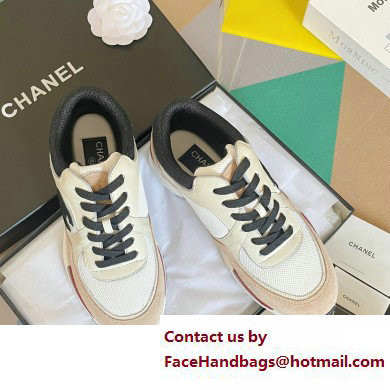 Chanel CC Logo Sneakers Fabric and Suede Calfskin G39597 02 2023