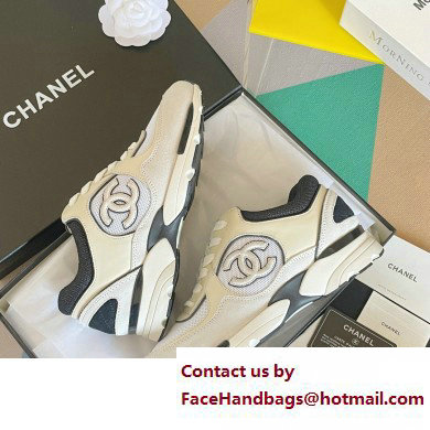 Chanel CC Logo Sneakers Fabric and Suede Calfskin G39597 04 2023