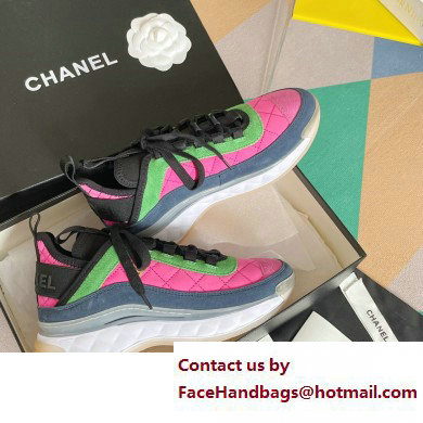 Chanel CC Logo Sneakers Fabric and Suede Calfskin G39982 02 2023