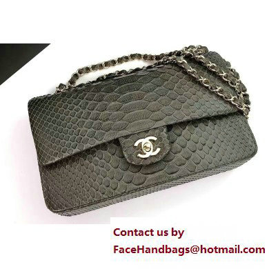 Chanel Classic Flap Medium Bag 1112 In Python 01 2023