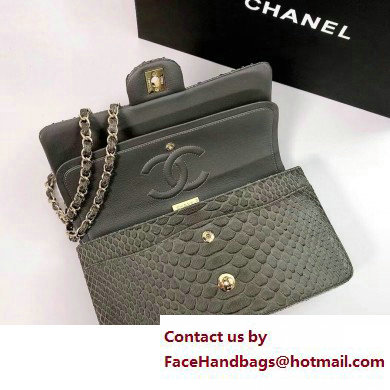 Chanel Classic Flap Medium Bag 1112 In Python 01 2023