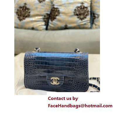 Chanel Classic Flap Small Bag 1116 In Alligator 01 2023