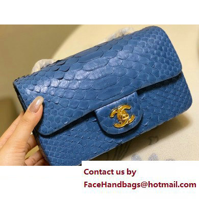 Chanel Classic Flap Small Bag 1116 In Python 04 2023