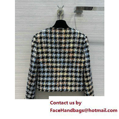 Chanel multicolor tweed jacket spring 2023