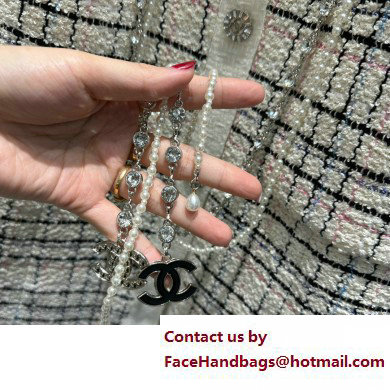 Chanel white/black check tweed dressspring 2023 - Click Image to Close