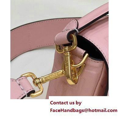 Fendi Nappa Leather Medium Baguette Bag Pink 2023 - Click Image to Close