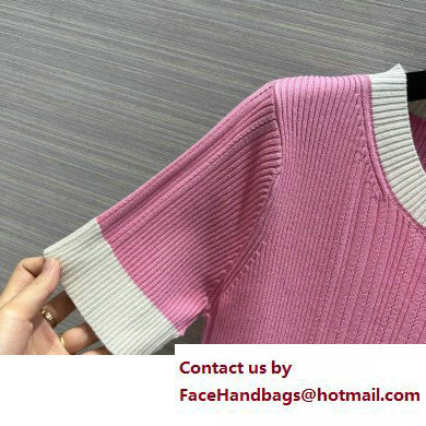 chanel pink knitwear T-shirt 2023