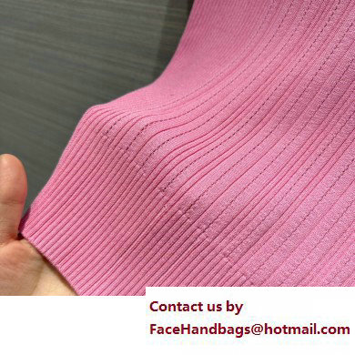 chanel pink knitwear T-shirt 2023