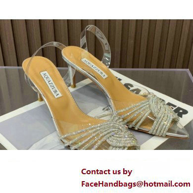 Aquazzura Heel 6.5cm Gatsby Sling PVC Slingback 01 2023