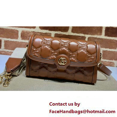 Gucci GG Matelasse small bag 724529 Brown 2023