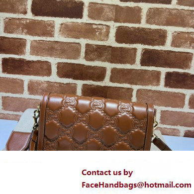Gucci GG Matelasse small bag 724529 Brown 2023 - Click Image to Close
