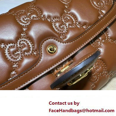 Gucci GG Matelasse small bag 724529 Brown 2023 - Click Image to Close
