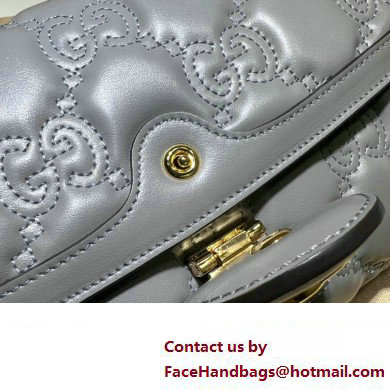 Gucci GG Matelasse small bag 724529 Gray 2023 - Click Image to Close