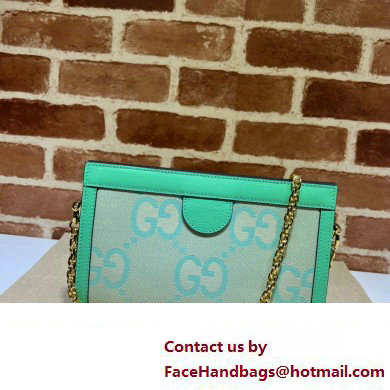 Gucci Ophidia jumbo GG small shoulder bag 503877 Green 2023 - Click Image to Close