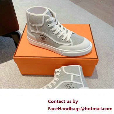 Hermes Get Up High-top Women/Men Sneakers 04 2023 - Click Image to Close
