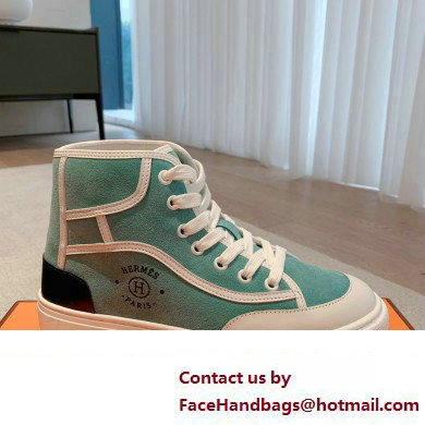 Hermes Get Up High-top Women/Men Sneakers 08 2023 - Click Image to Close