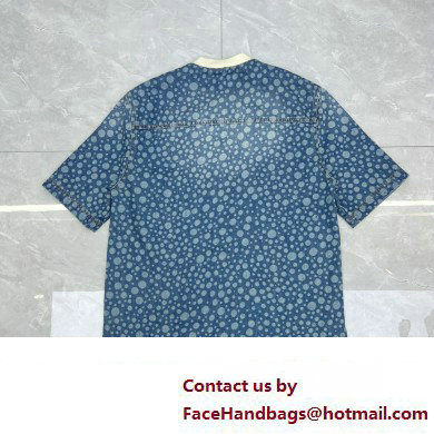LV x YK Infinity Dots Denim Shirt 1AB605 2023