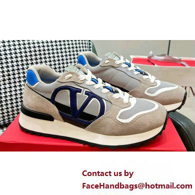 Valentino Vlogo Pace low-top Women/Men sneakers in split leather, fabric and calfskin 01 2023