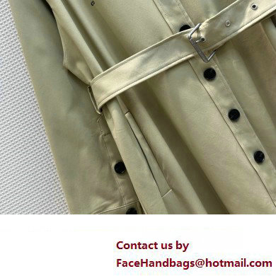 dior beige cotton trench coat with belt 2023 - Click Image to Close