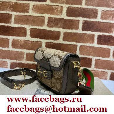 Gucci Horsebit 1955 jumbo GG mini bag 658574 2022