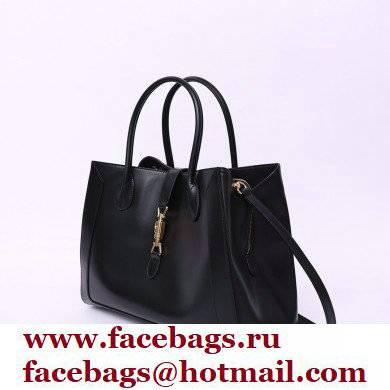 Gucci Jackie 1961 large tote bag 649015 Leather Black 2022