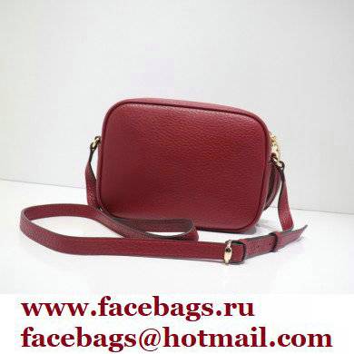 Gucci Soho Small Leather Disco Bag 308364 Dark Red - Click Image to Close