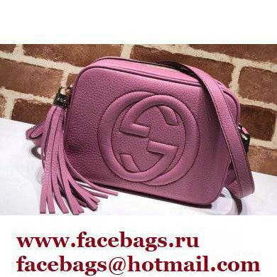 Gucci Soho Small Leather Disco Bag 308364 Pink