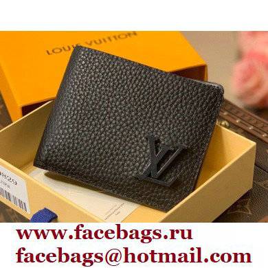 Louis Vuitton Aerogram leather Multiple Wallet M69829 Black - Click Image to Close