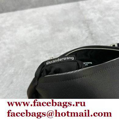 Alexander Wang Marquess Micro Bag In Satin Black 2022