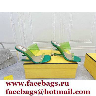 Fendi First Heel 9.5cm PVC TPU High-heeled Sandals 01 2022