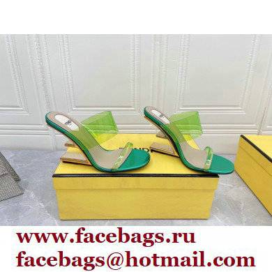 Fendi First Heel 9.5cm PVC TPU High-heeled Sandals 07 2022 - Click Image to Close