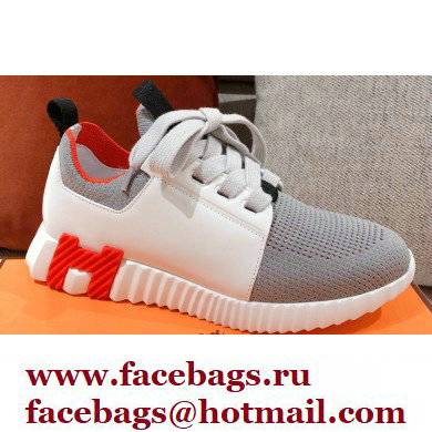 Hermes Knit and calfskin Depart Sneakers 04 2022 - Click Image to Close