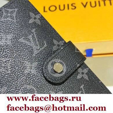 Louis Vuitton Medium Ring Agenda Cover Monogram Eclipse Canvas - Click Image to Close