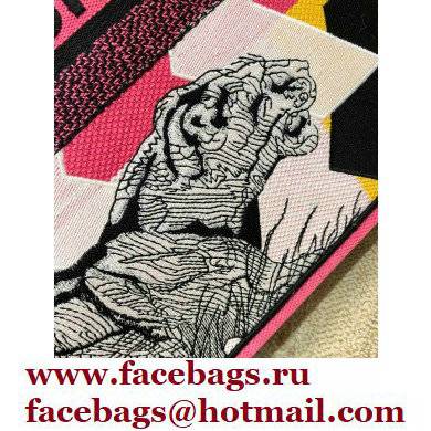 dior Multicolor Toile de Jouy Zoom Pop Embroidery large Book Tote