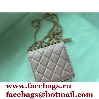Chanel Lambskin Clutch with Chain Bag A81633 Pink 2022