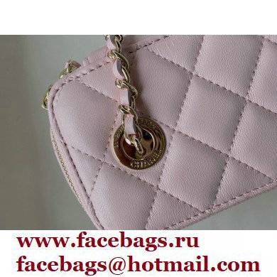 Chanel Small Pearl Vanity Case Bag 81192 Pink 2022 - Click Image to Close