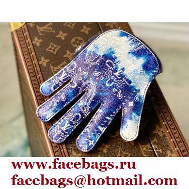 Louis Vuitton HI 5 pouch Bag M81410 Blue Monogram Bandana Print