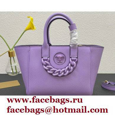 Versace La Medusa Chain Tote Bag Lilac
